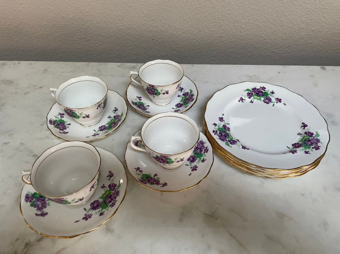 Colclough China Violet Pattern