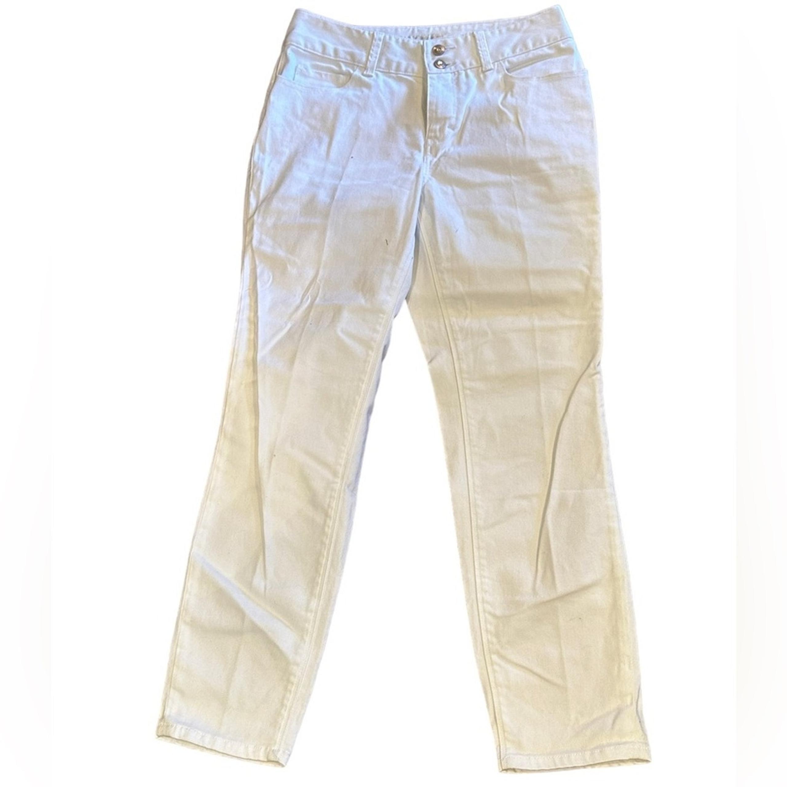 Boston Proper White Dressy Jeans in a Womens Size 8