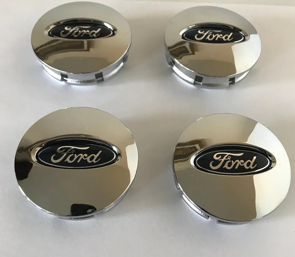4x For Ford Wheel Center Caps 66mm Hubcaps Rim Caps Emblem Chrome BB531A096RA