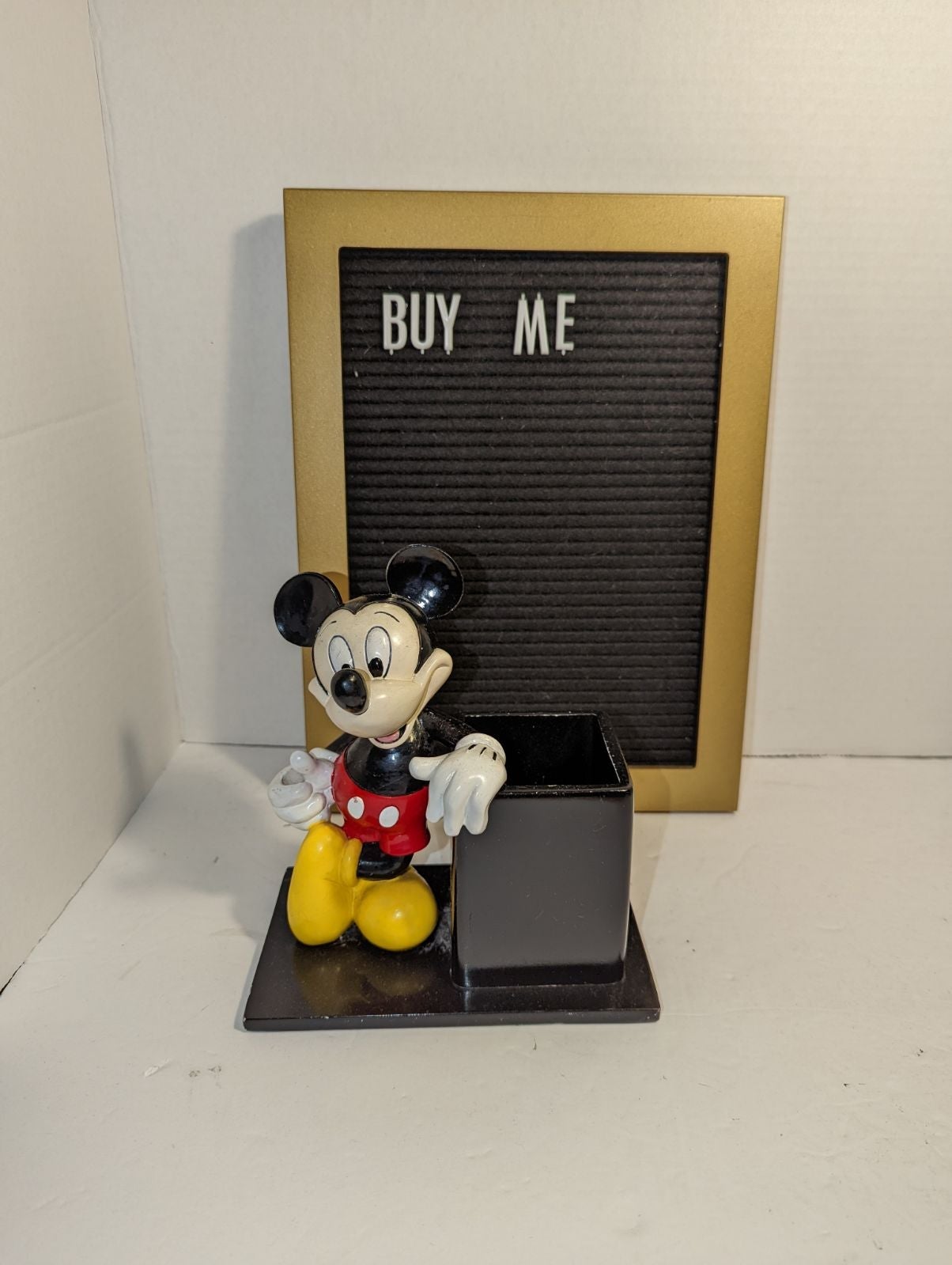 VTG Disney Mickey Mouse Pen Pencil Holder