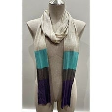 M Missoni Metallic Striped Scarf