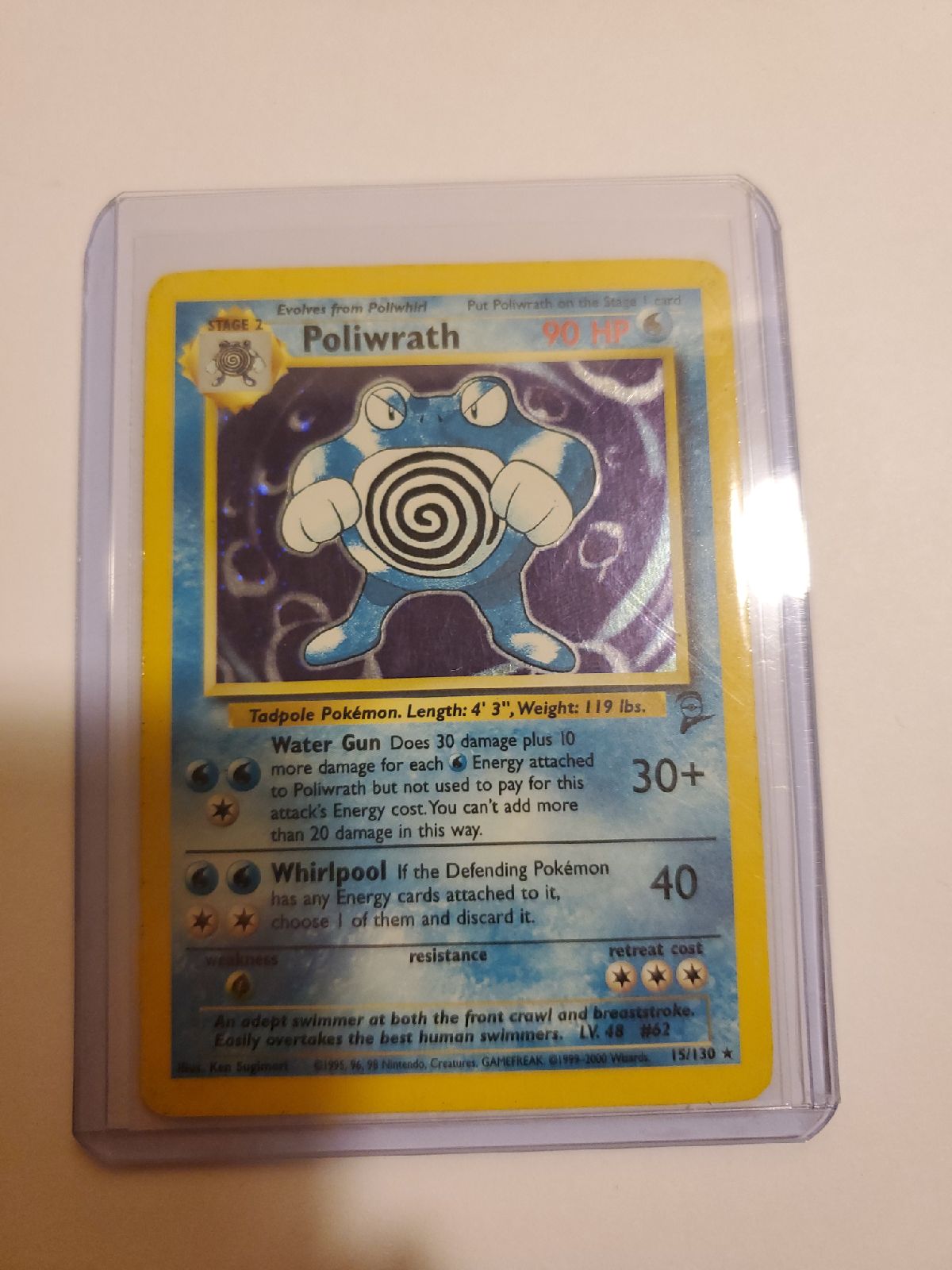 Poliwrath - RARE HOLOGRAPHIC GENUINE