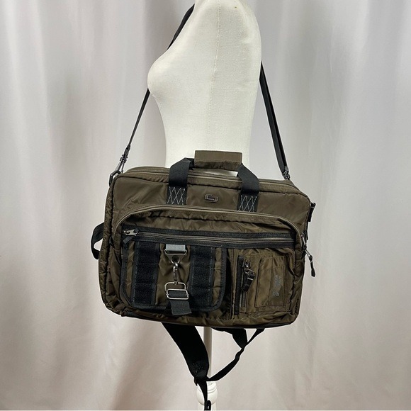 SOLO Black Ops ZONE Laptop case - 15.6-inch Hybrid Briefcase VS Backpack