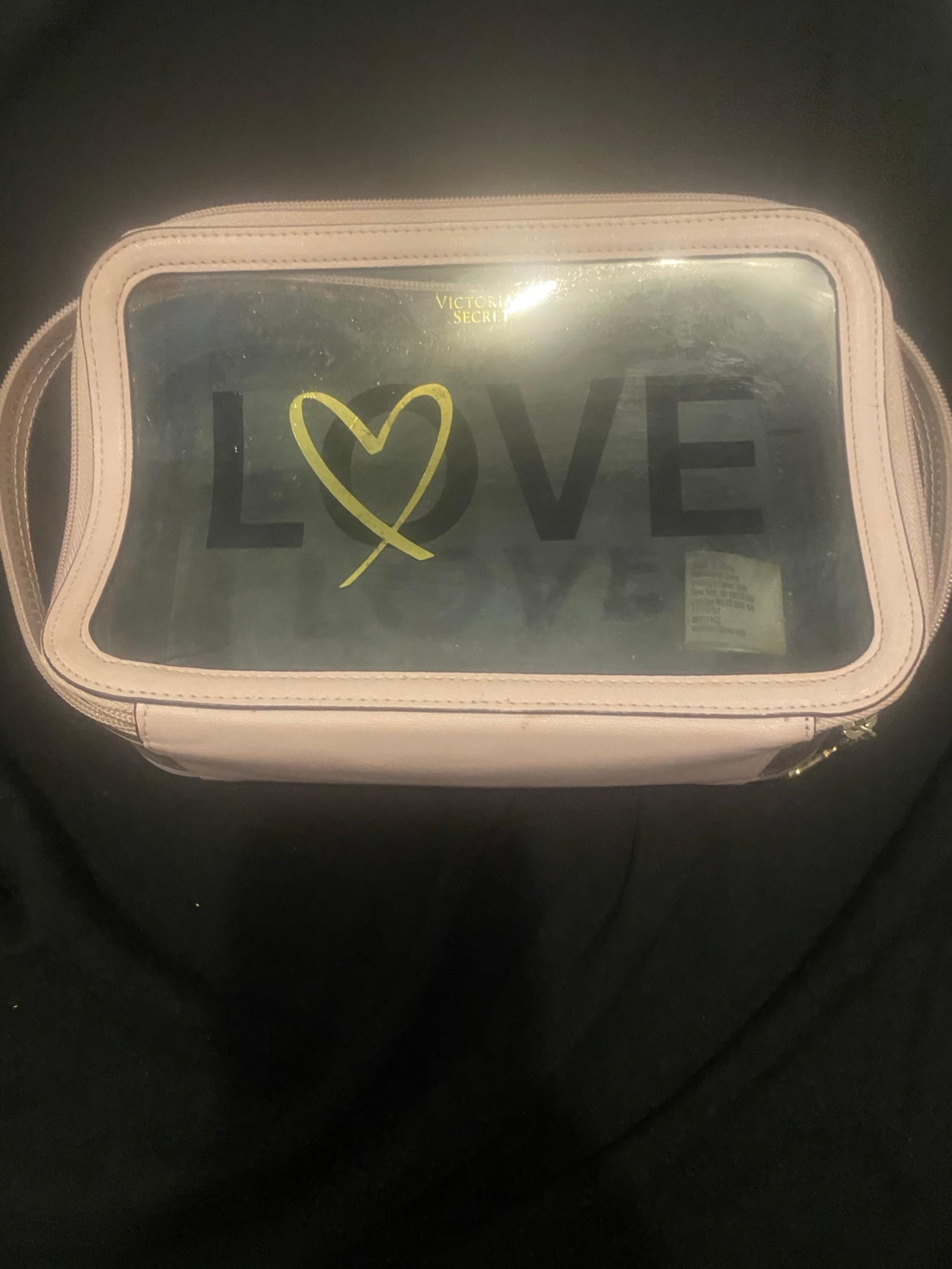 Victoria’s Secret Clear Cosmetic Travel Bag