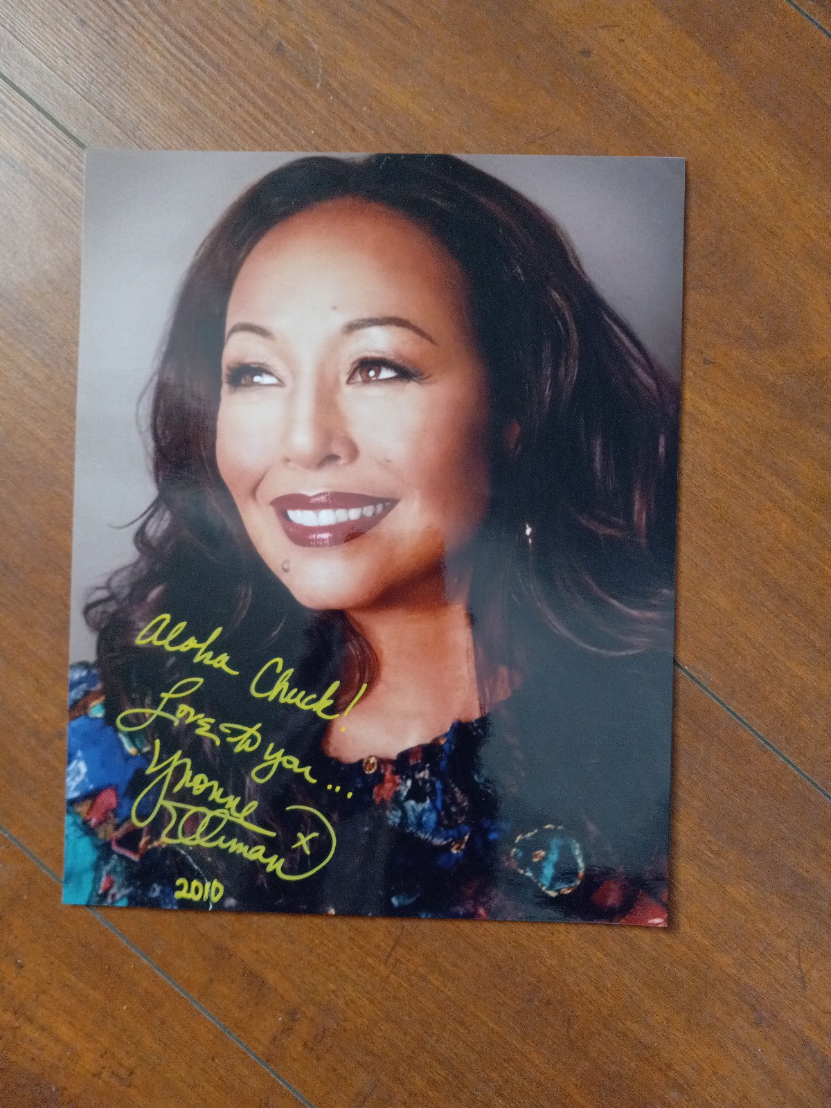 Autographed photo