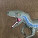 Jurassic World Super Colossal Velociraptor Blue