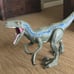 Jurassic World Super Colossal Velociraptor Blue
