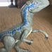 Jurassic World Super Colossal Velociraptor Blue