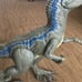 Jurassic World Super Colossal Velociraptor Blue