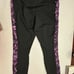 Bream new torrid active black and purple capri workout leggings size 0
