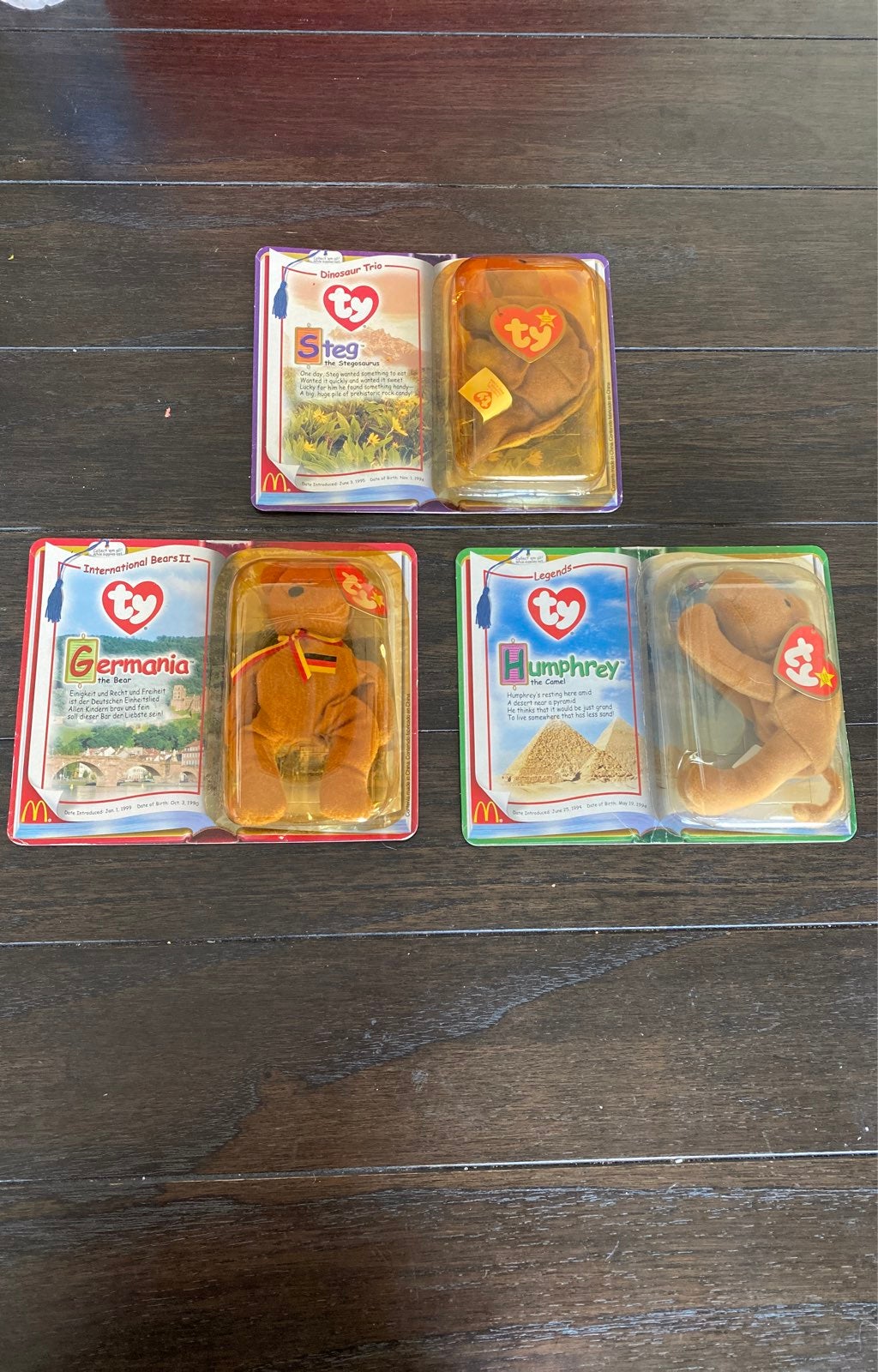 Mcdonalds beani boo set