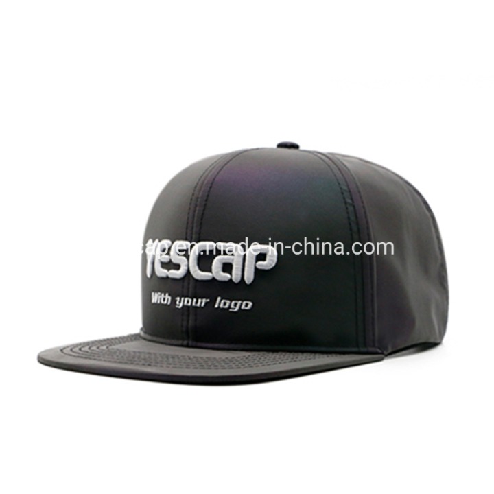 olorful Rainbow Reflective Luminous Snapback Hat