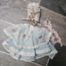 1/4 MSD Cottage Core shabby chic Romantic BJD Outfit clothes 4 pc set