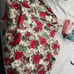 Hell Bunny Christmas Skirt, sixe XL, extra button still on skirt!