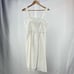NWT Madewell White Cotton Eyelet Tiered Midi Dress Size 4