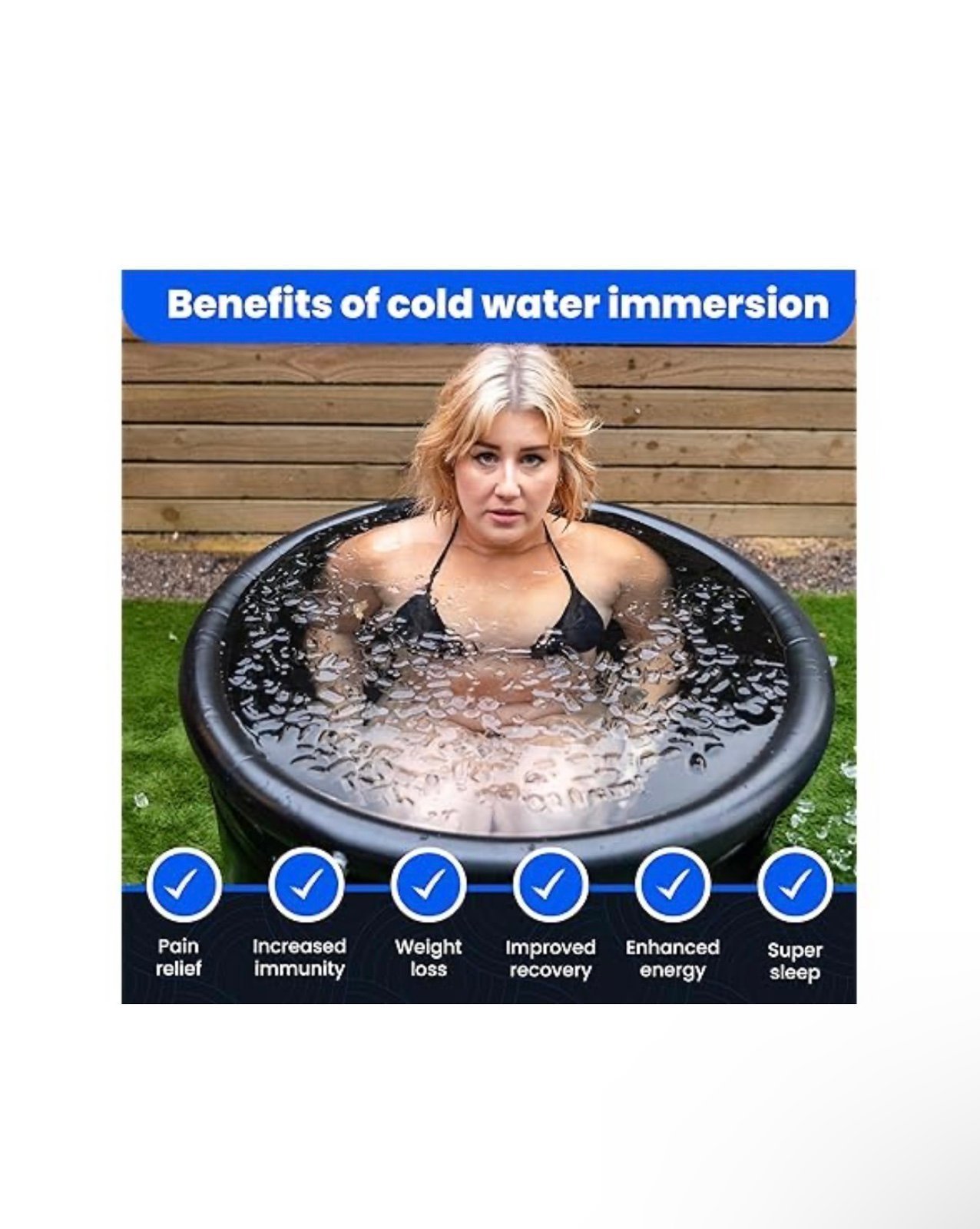 The cold Pod Ice Cold Plunge Tub