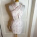 Dress the Population Floral Eyelet Criss Cross Mini Dress New Size Small
