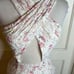 Dress the Population Floral Eyelet Criss Cross Mini Dress New Size Small