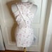 Dress the Population Floral Eyelet Criss Cross Mini Dress New Size Small