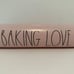RAE DUNN Baking Love Pink Rolling Pin Valentine's Day, Love *NEW