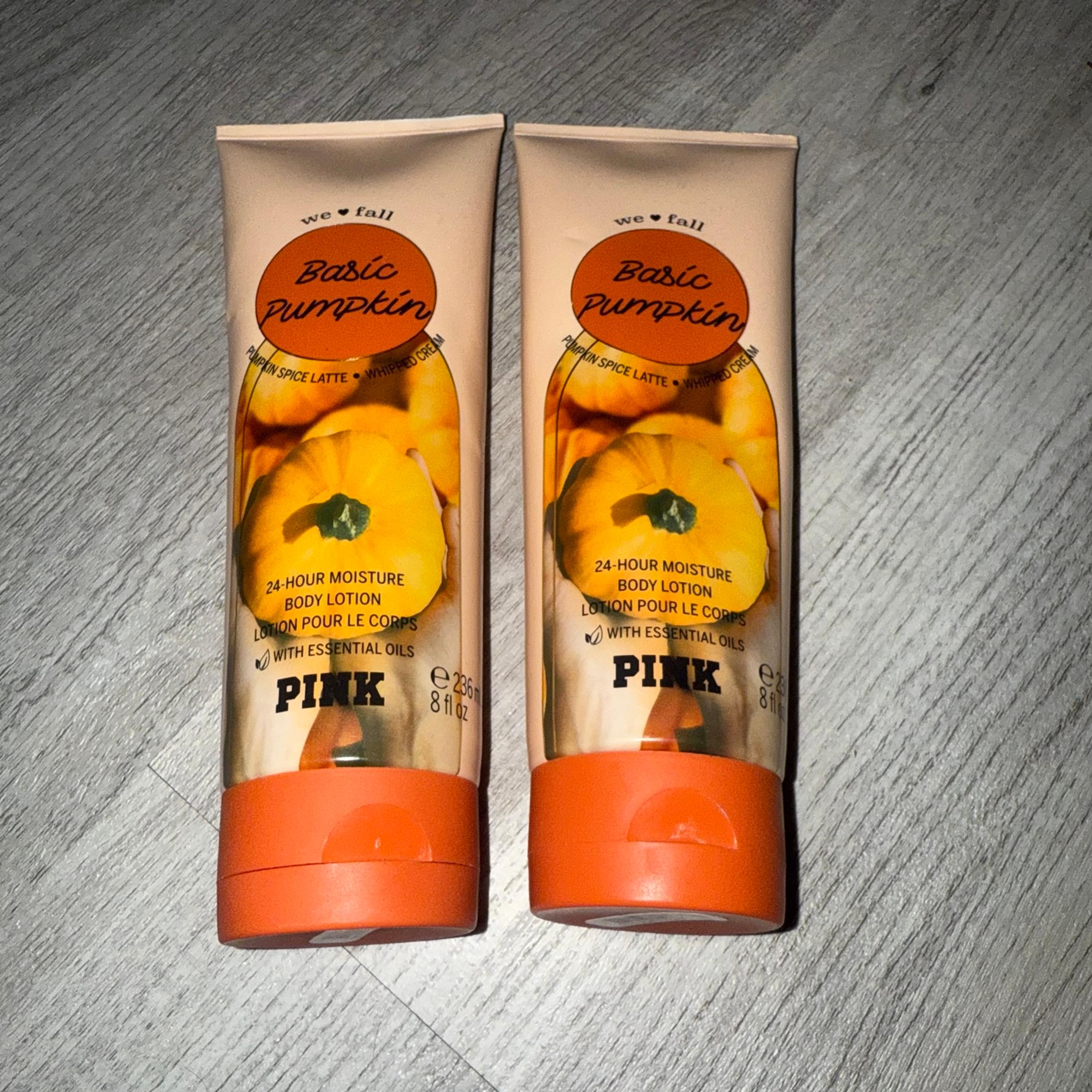 PINK Basic Pumpkin Body Lotion Bundle Victoria Secret