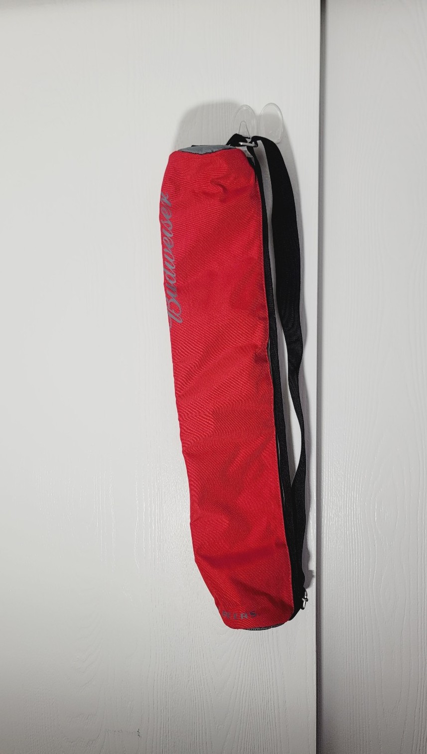 NEW Budweiser Insulated Beverage Pack Long Crossbody (Red)