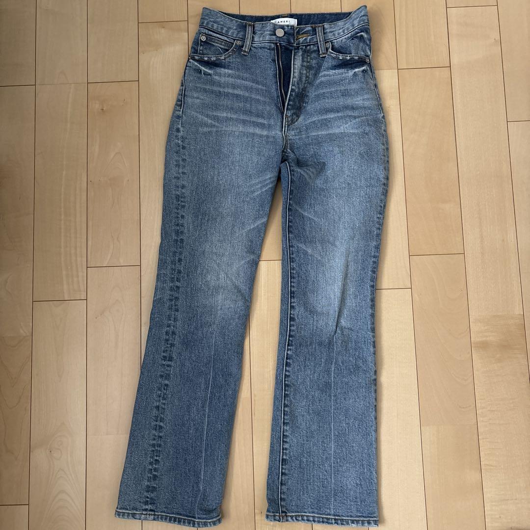 AMERI Blue Denim Flare Pants