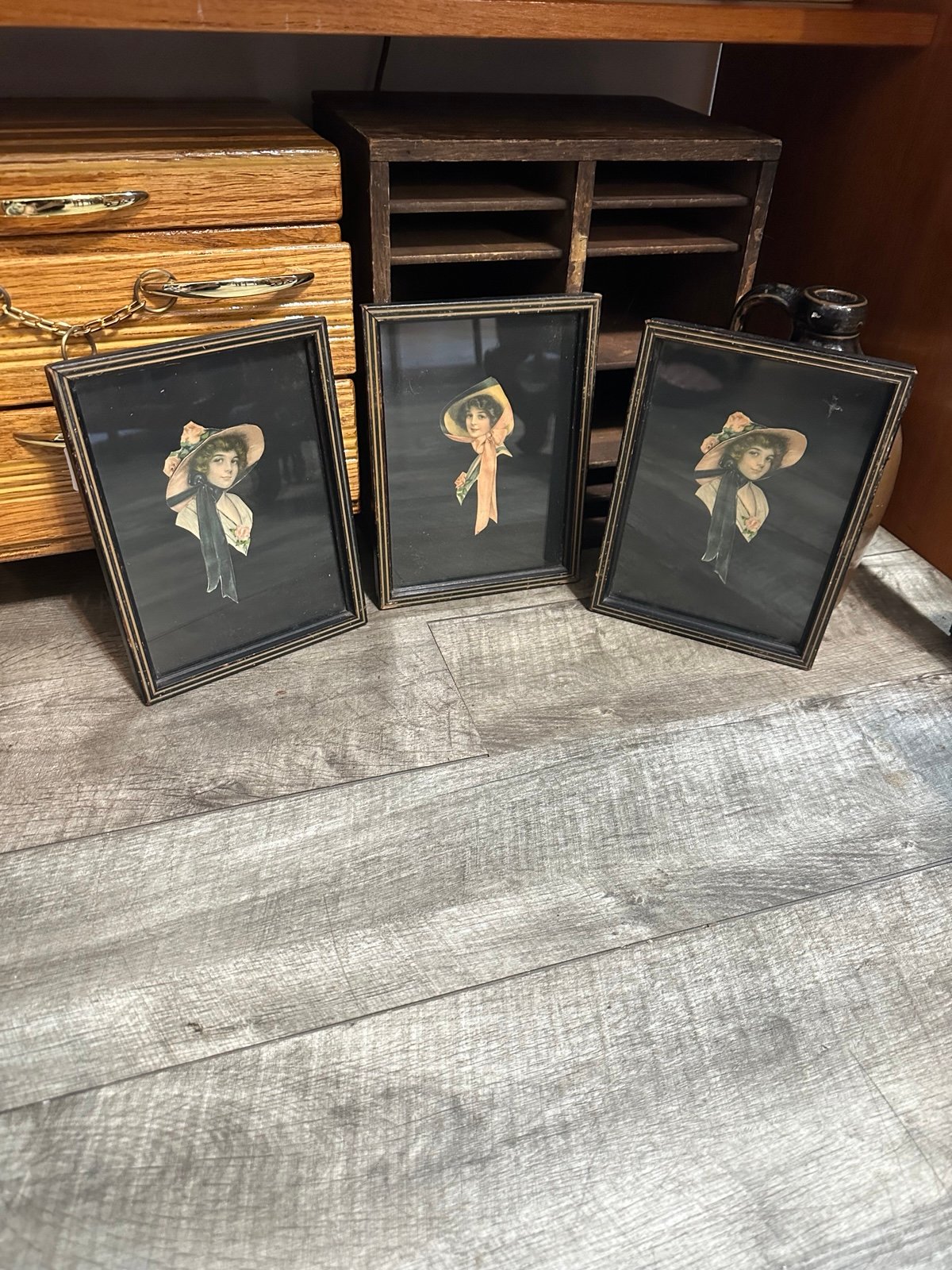 Antique framed art