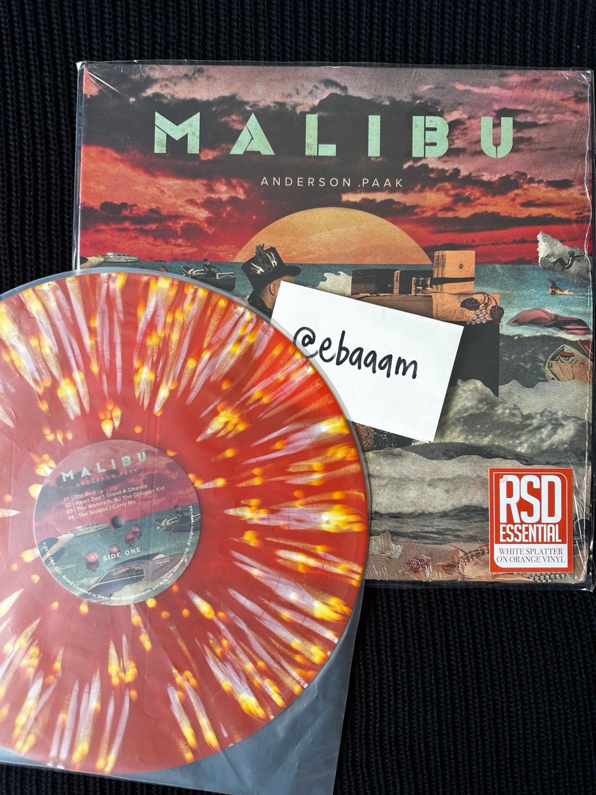 Anderson Paak RSD Malibu Vinyl
