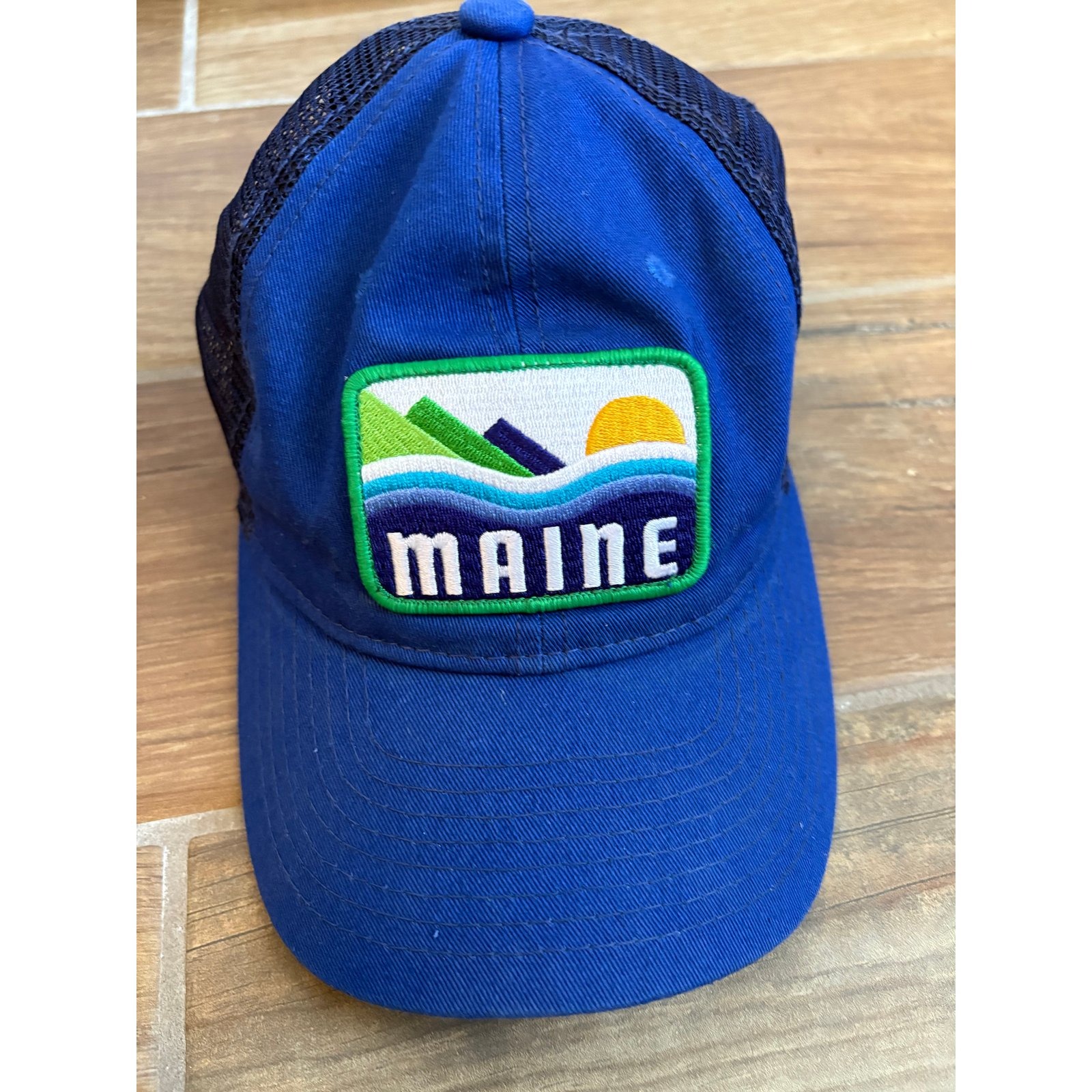 Patamain Trucker Hat- Blue Maine Trucker Hat unisex