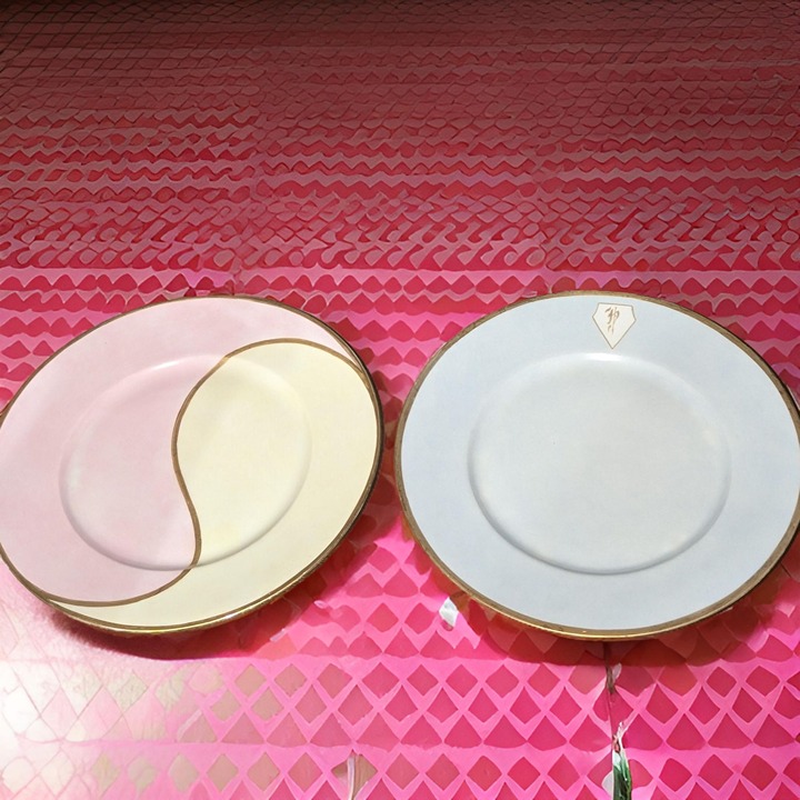 Antique 1900-1920 Silesia Pastel 8.5 Salad Plate Replacements