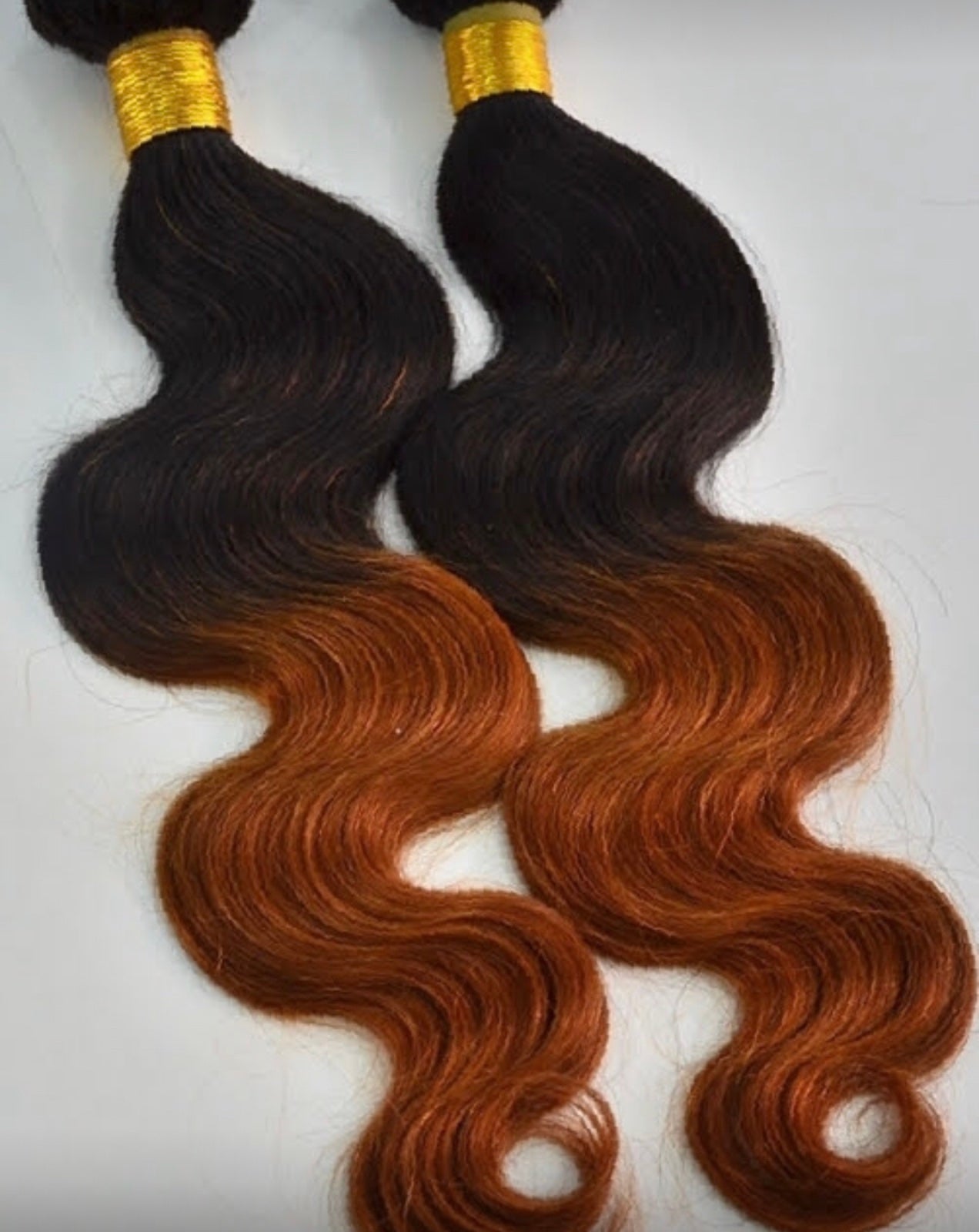 Ombré Copper Bundles 18”in