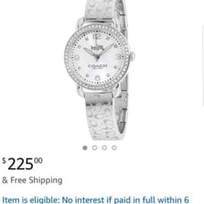 Womens coach watch