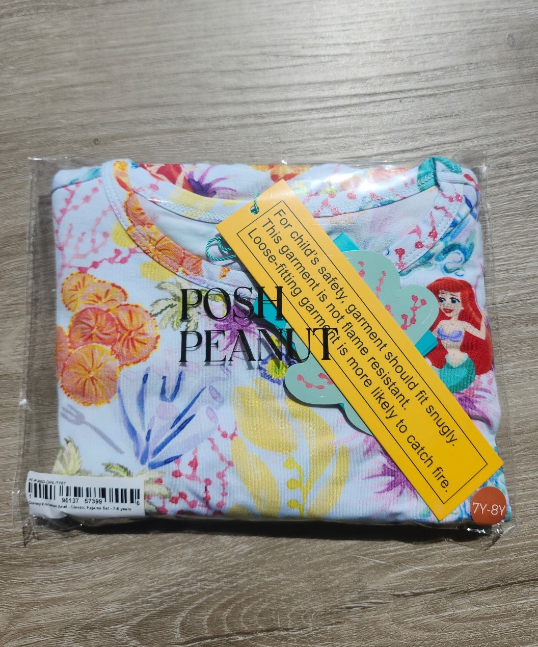 Posh Peanut Disney Princess Ariel pjs