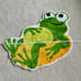 Kids Bathroom Rug Absorbent Frog Bath Mat Floating in Tube Animal Child Carpet