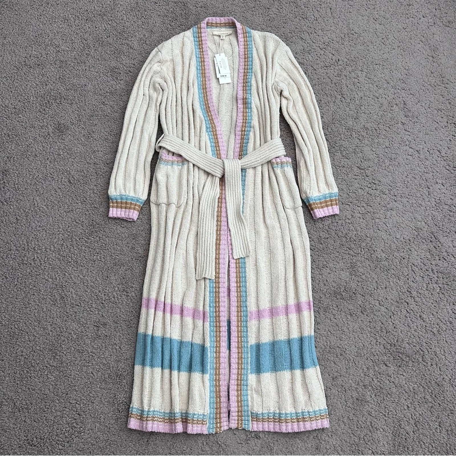 L*SPACE Ivy Cardigan Tapioca Womens M/L