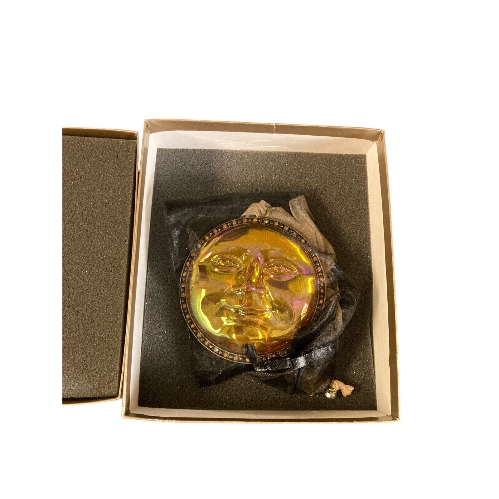 KIRKS FOLLY SEAVIEW WATER MOON GODDESS WINDOW TREE ORNAMENT Gold Iridescent