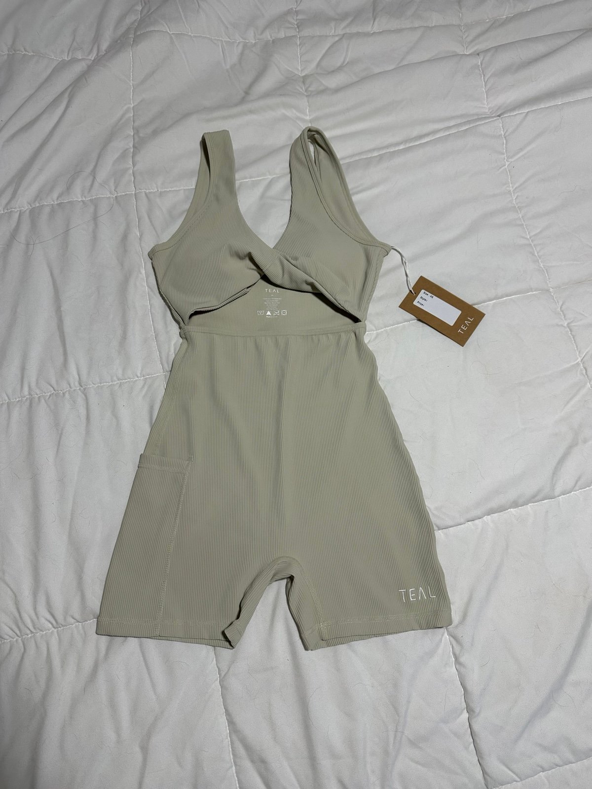 Active By Teal Jani Jumpsuit - Bone