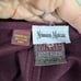 Vintage Anne Klein Wool Blazer Wrap Jacket Classic Neiman Marcus Marron Red M