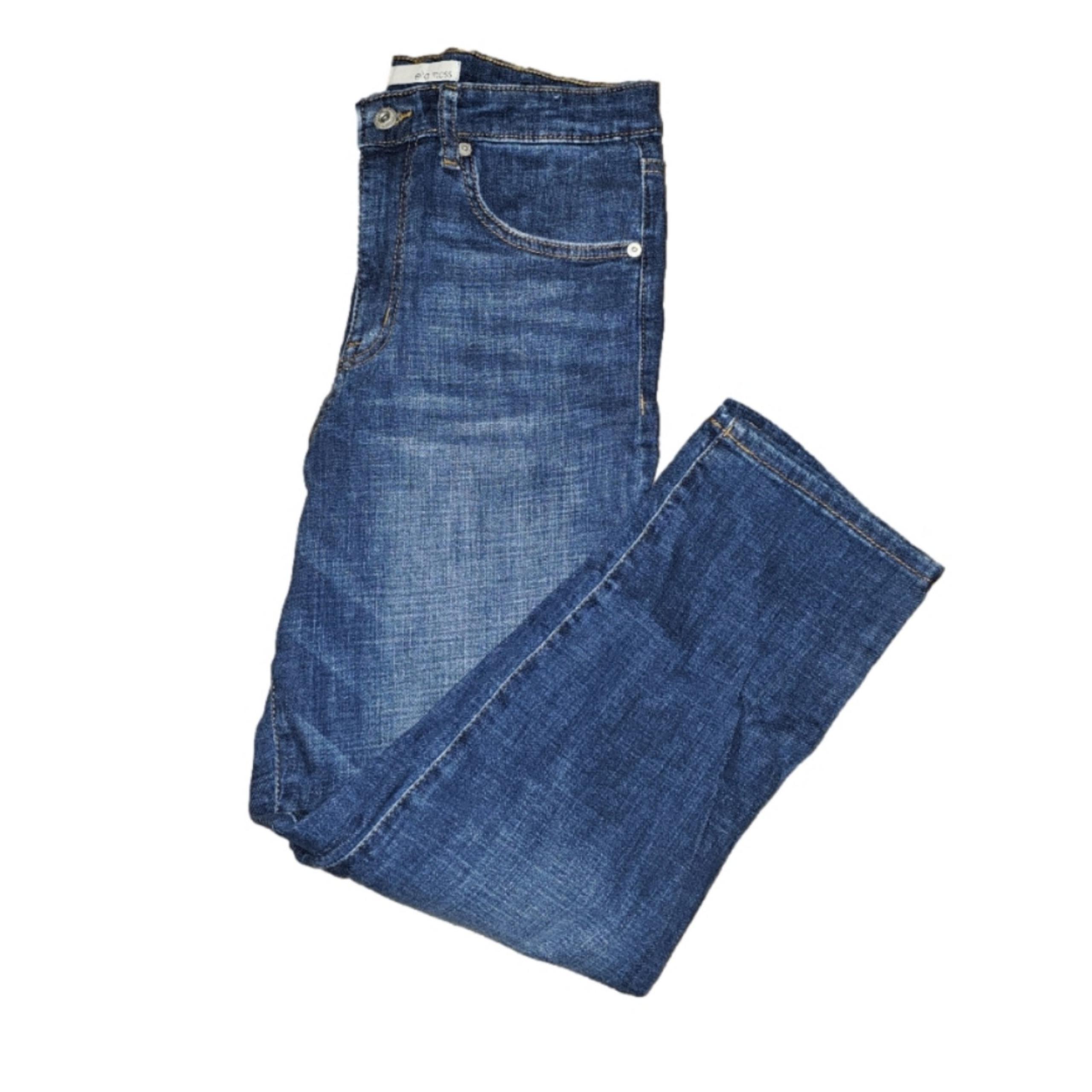 New Ella Moss Ladies' blue jeans high rise slim straight ankle size 8/29 women