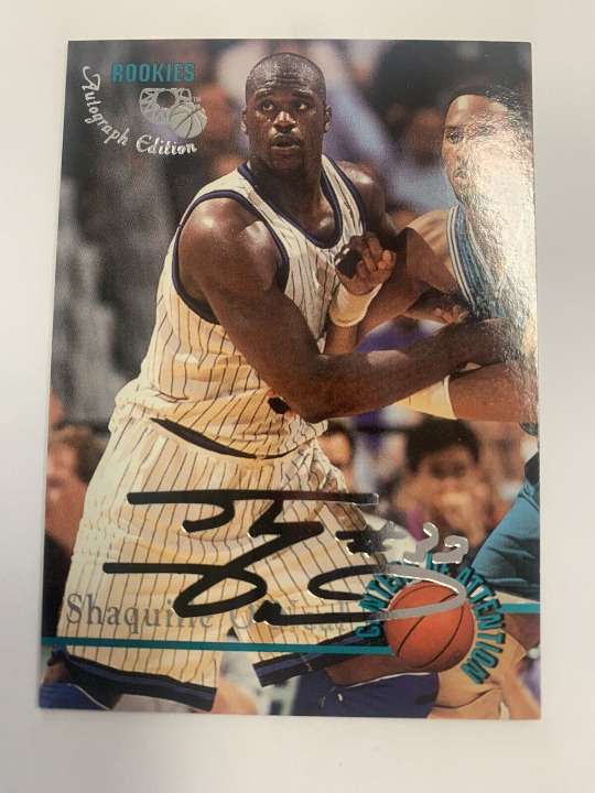 1995 Classic Rookies Autograph Edition Shaquille O'Neal Card # 105 HOF