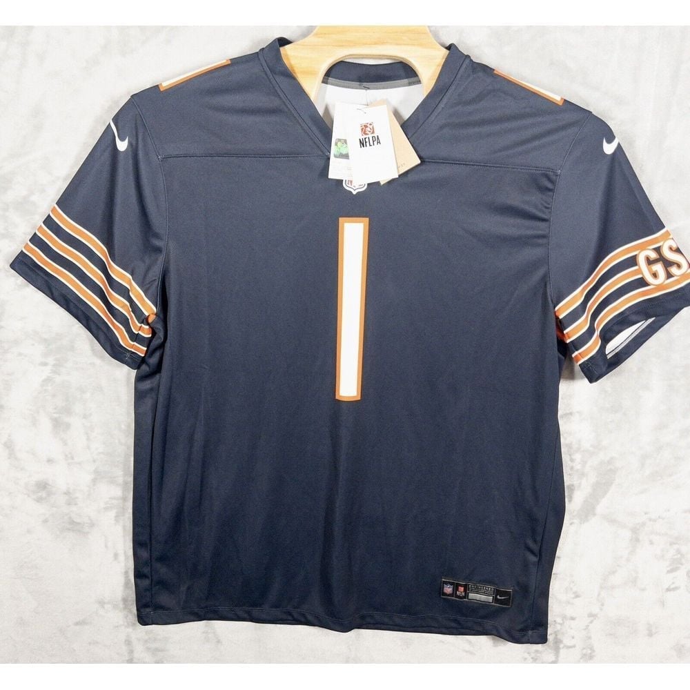 NWT Nike On Field Dry Fit Chicago Bears Justin Fields Mens XXL