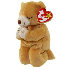 RARE TY Beanie Baby - HOPE the Praying Bear