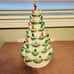 LENOX Treasured Traditions Christmas White Ivory LIGHTED TREE Green Tips WORKS