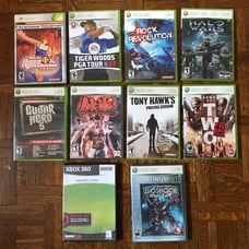 Lot of 10 XBox Games 360 Live