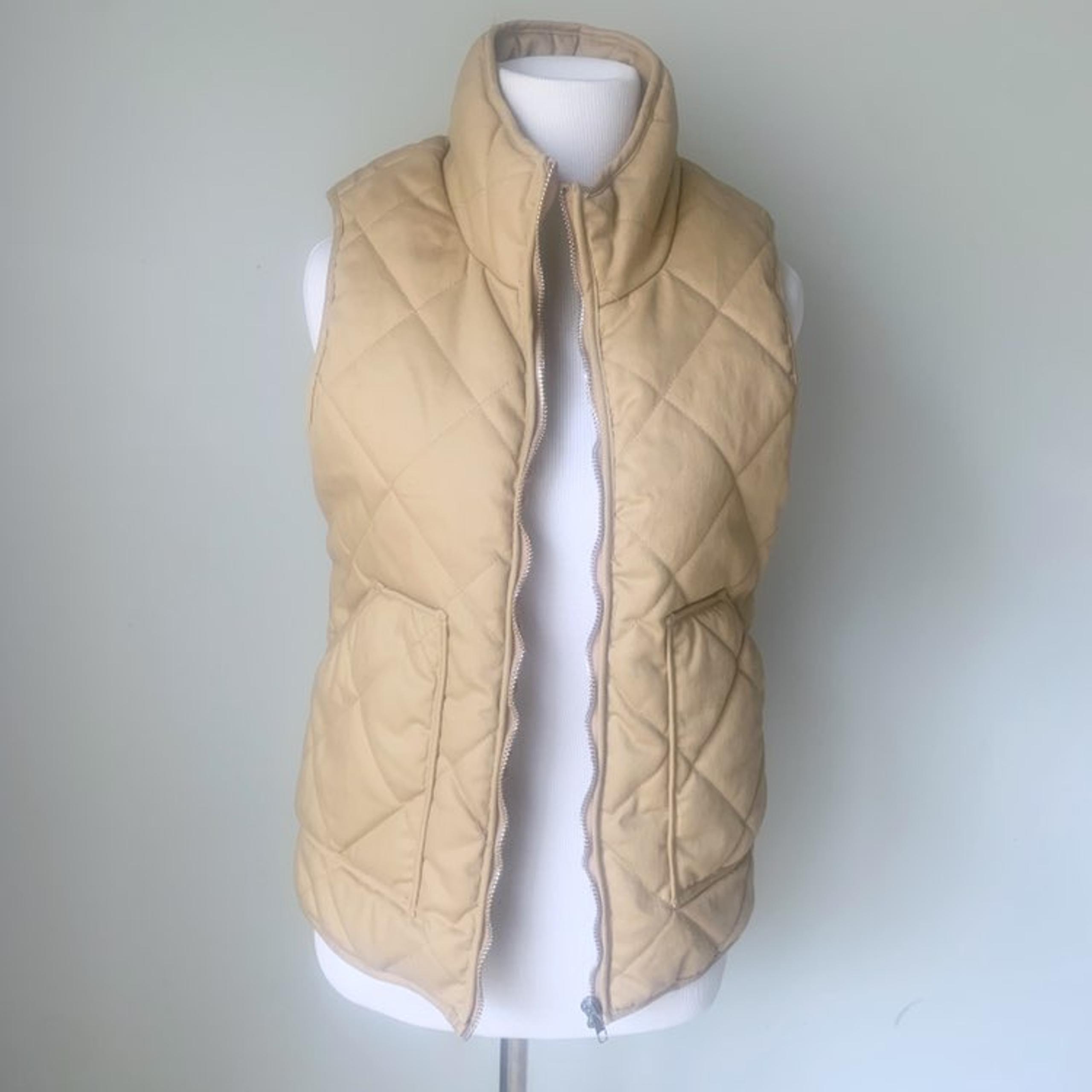 Peach Love California quilted vest Small