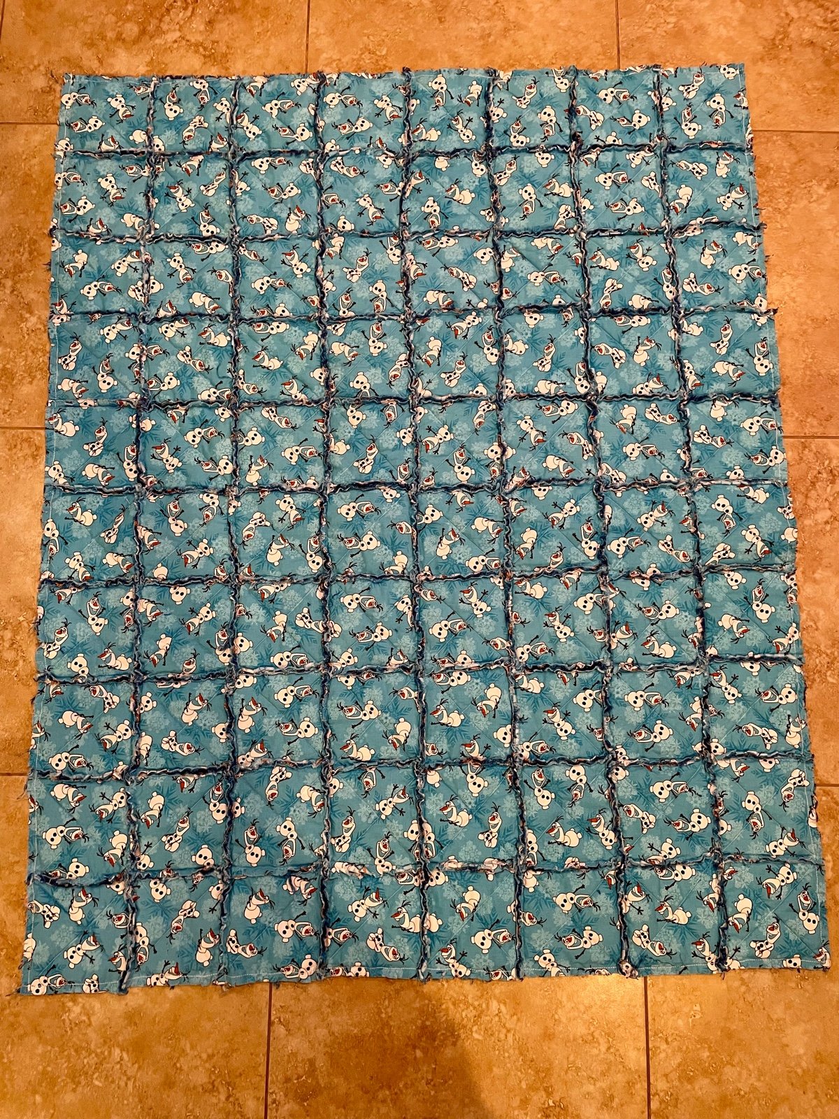 Olaf kids quilt