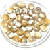 33 mother of pearl coin beads. 972