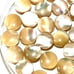 33 mother of pearl coin beads. 972