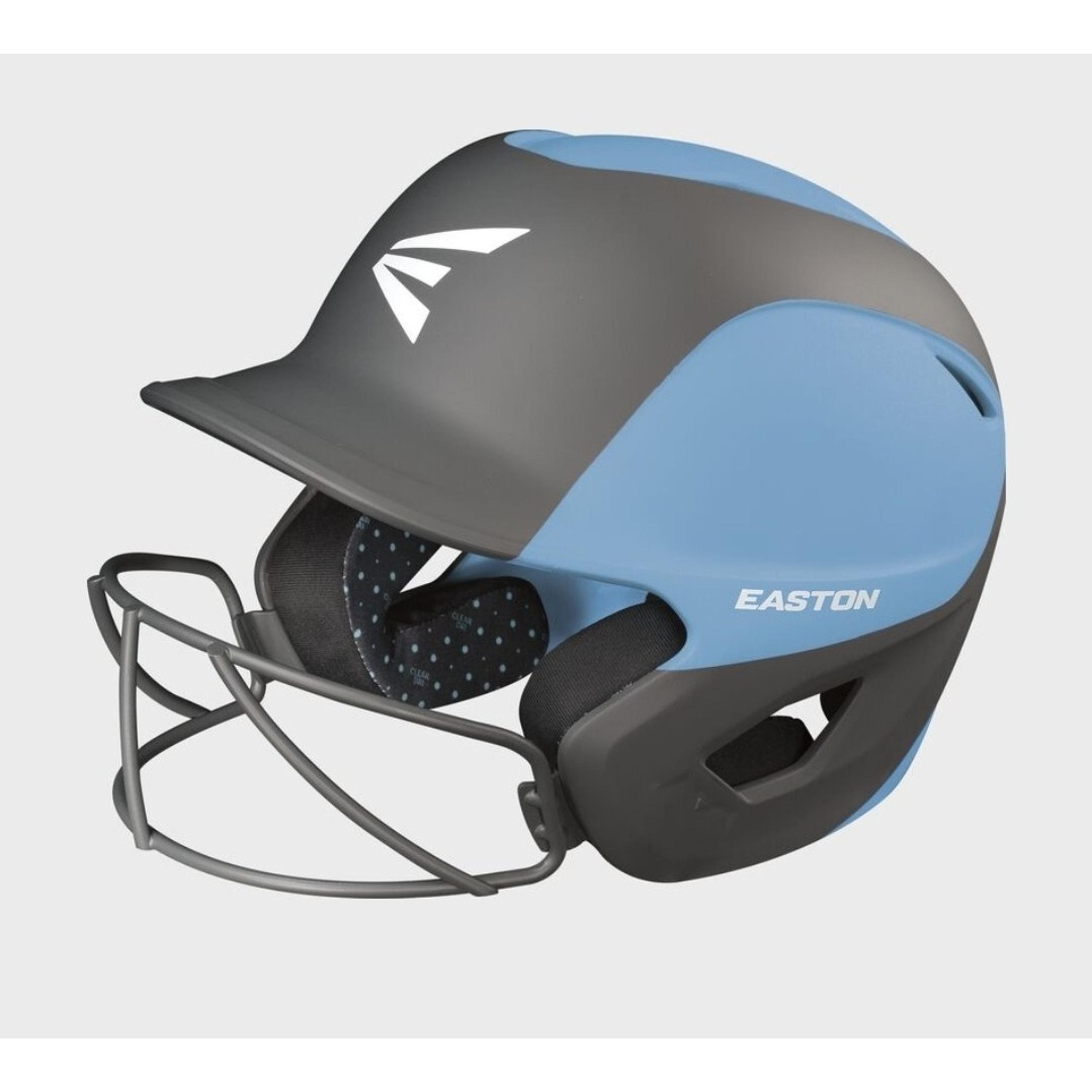 Easton Batting Helmet Fastpitch Softball 2-toned Blue/Gray Size T-BALL / SMALL
